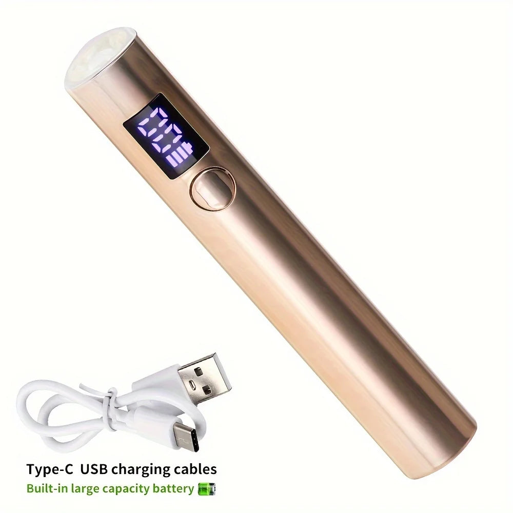 Handheld Nail Dryer Lamp UV/LED Nail Curing All Gel Polish Nail Art Tool USB Rechargeabl Quick Dry Nail Lamp