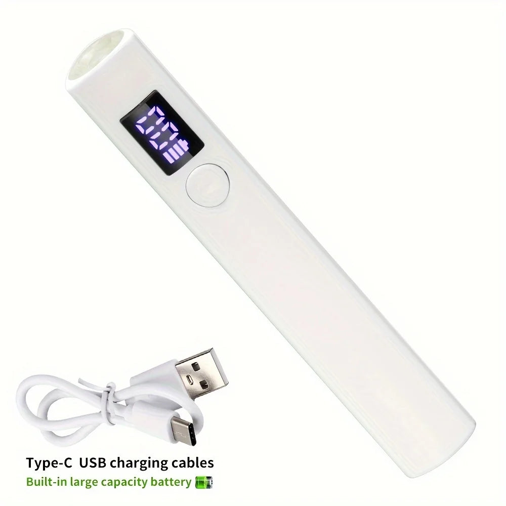 Handheld Nail Dryer Lamp UV/LED Nail Curing All Gel Polish Nail Art Tool USB Rechargeabl Quick Dry Nail Lamp